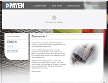 Tablet Screenshot of groupepayen.com